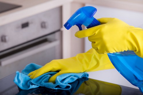 Detail-focused cleaning in a Soho home or office environment