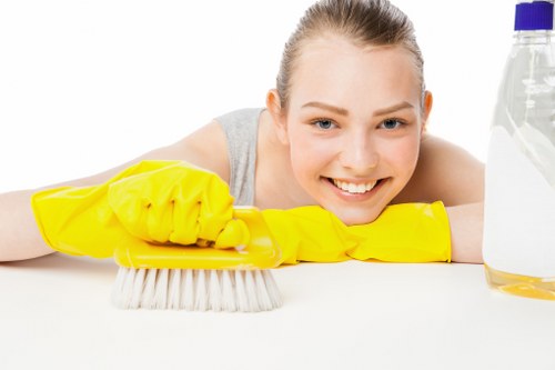 Bathroom end of tenancy cleaning in a central London property