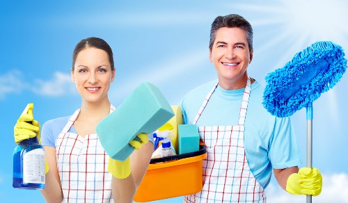 After-hours commercial cleaning service for a Soho business